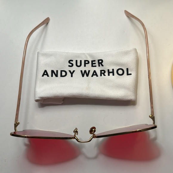 Retrosuperfuture Super Andy Warhol Ultracandy Sunglasses Red Heart